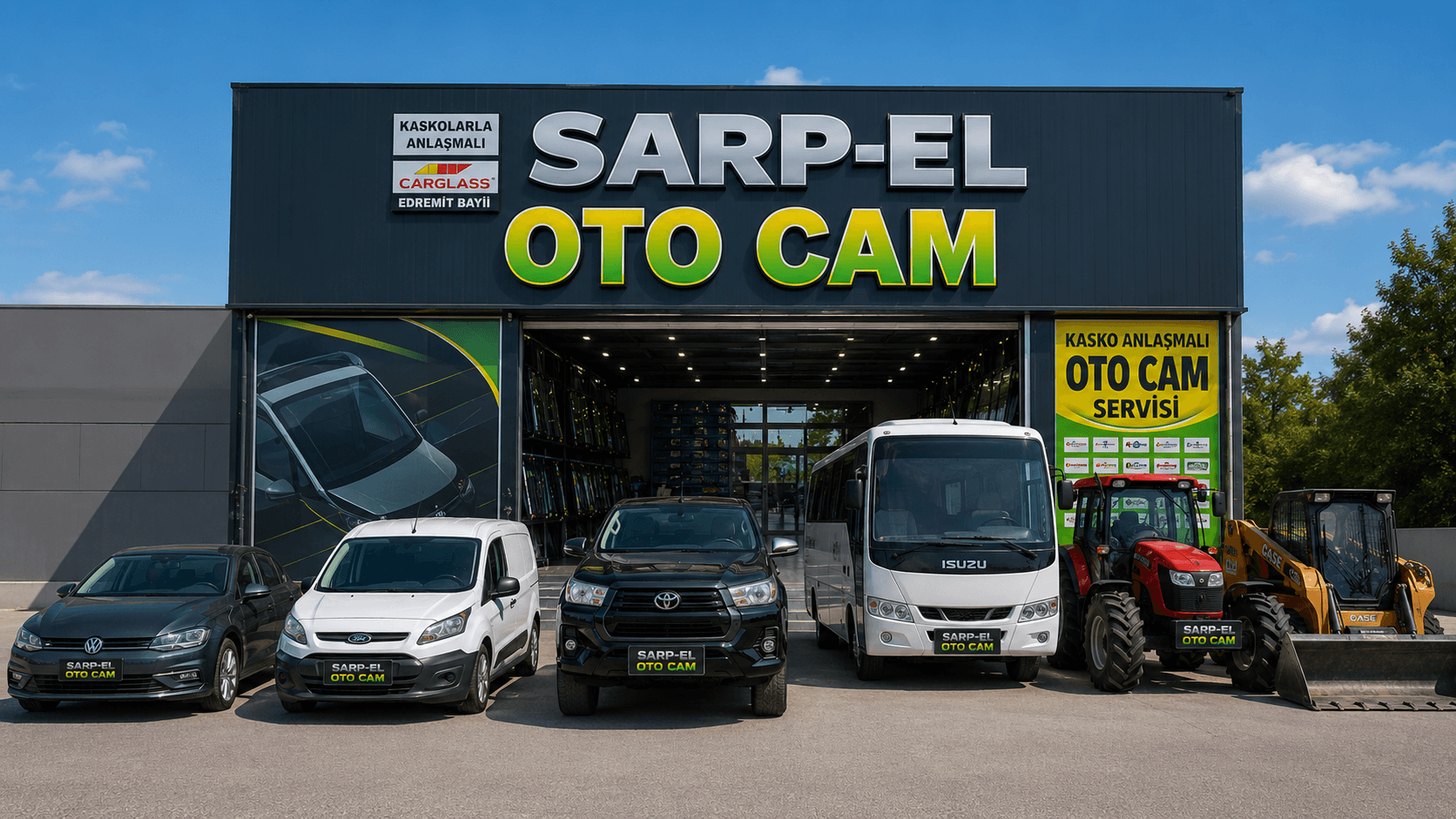 Binekten Ticariye, İş Makinesine Kadar Oto Cam Çözümleri